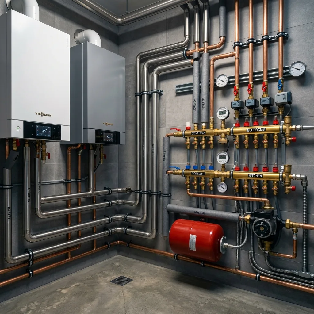 Газовый котёл в котельной